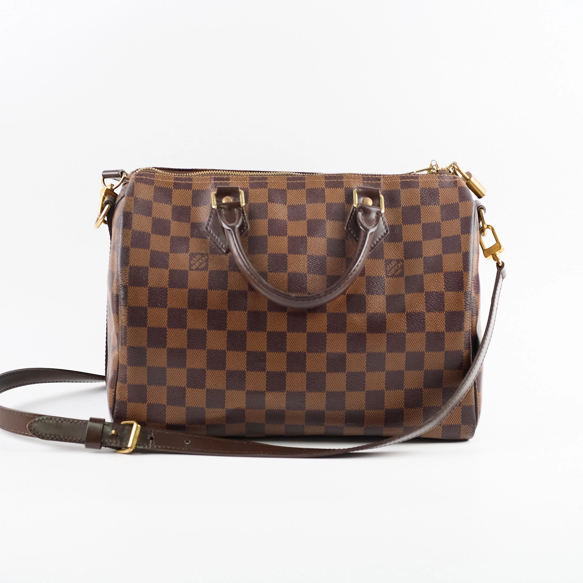 Louis Vuitton Speedy 30 Bandoulliere Damier Ebene