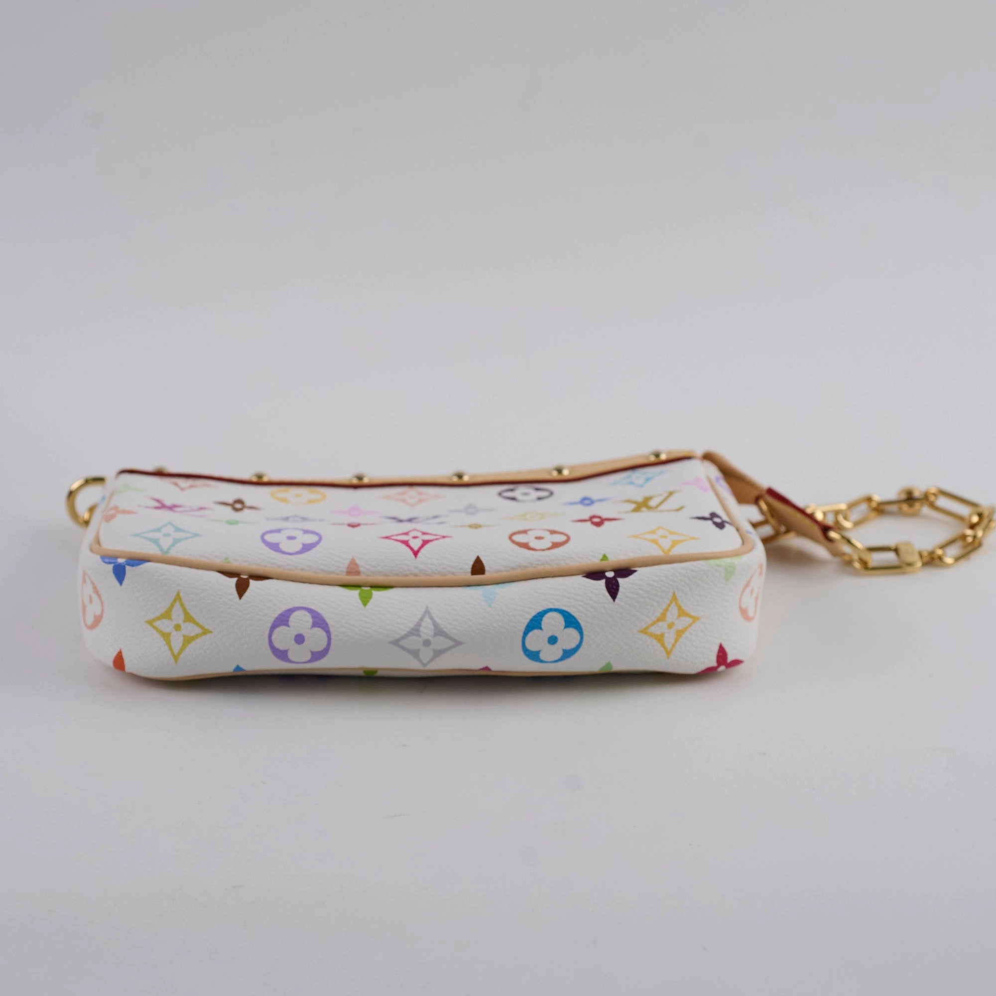 Louis Vuitton Takashi Murakami Pochette Accessories Multicolor white 2025 Apr