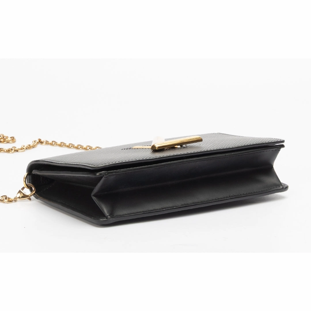 Louis Vuitton Twist Belt Wallet On Chain leather crossbody bag