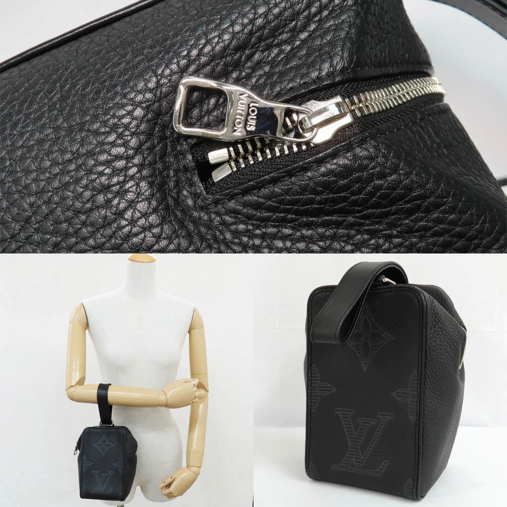 Louis Vuitton Vavin NV M57292 Monogram Giant Backpack Handbag Black Trio Shadow Leather  Unisex