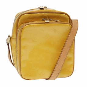 Louis Vuitton Wooster Yellow Patent Leather Shoulder Bag