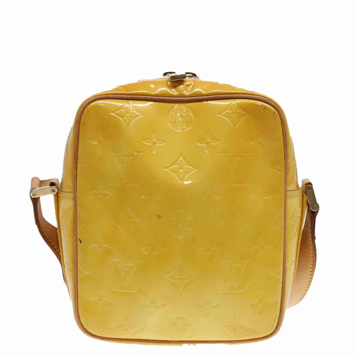 Louis Vuitton Wooster Yellow Patent Leather Shoulder Bag