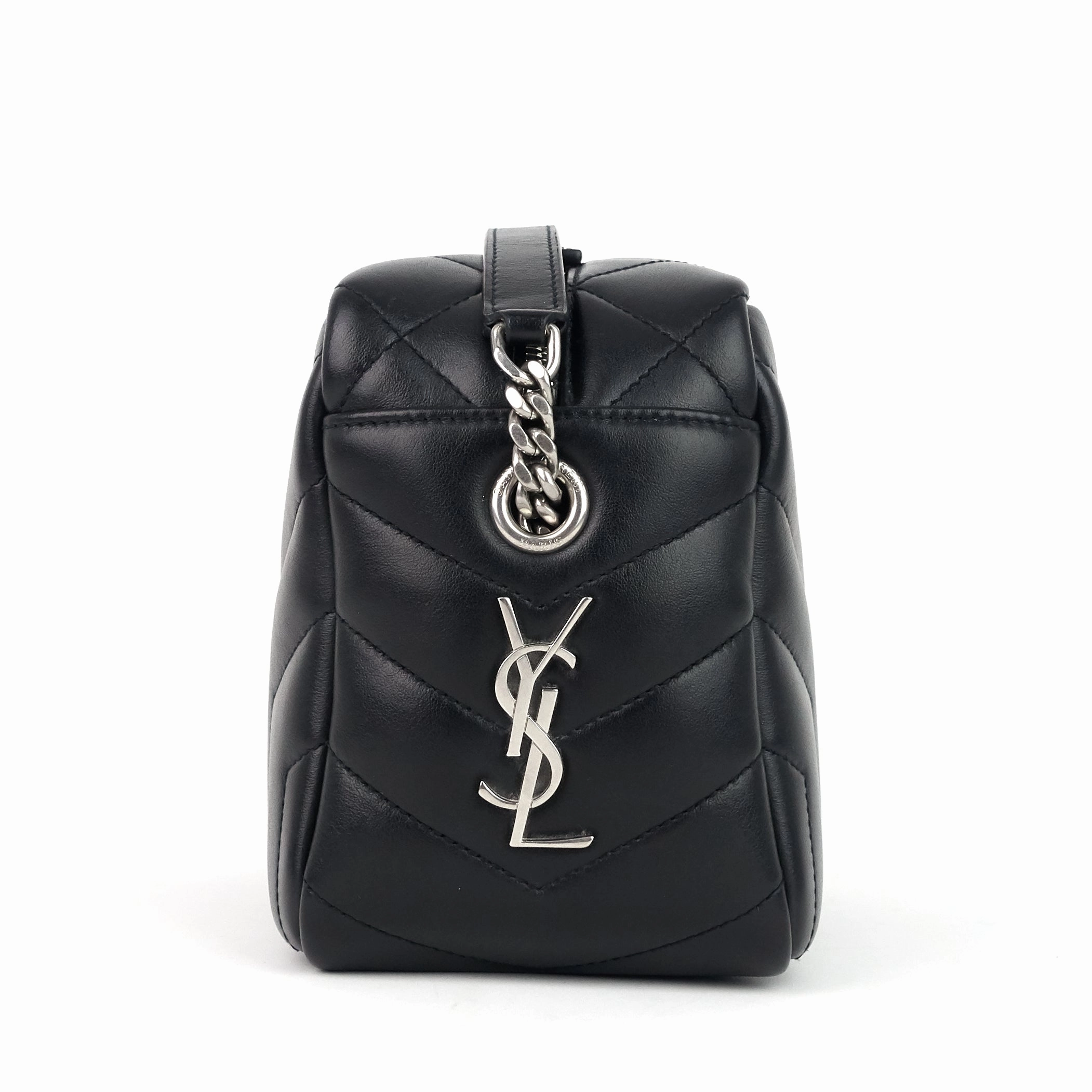 Loulou Bowling Small Matelasse Calf Leather Bag