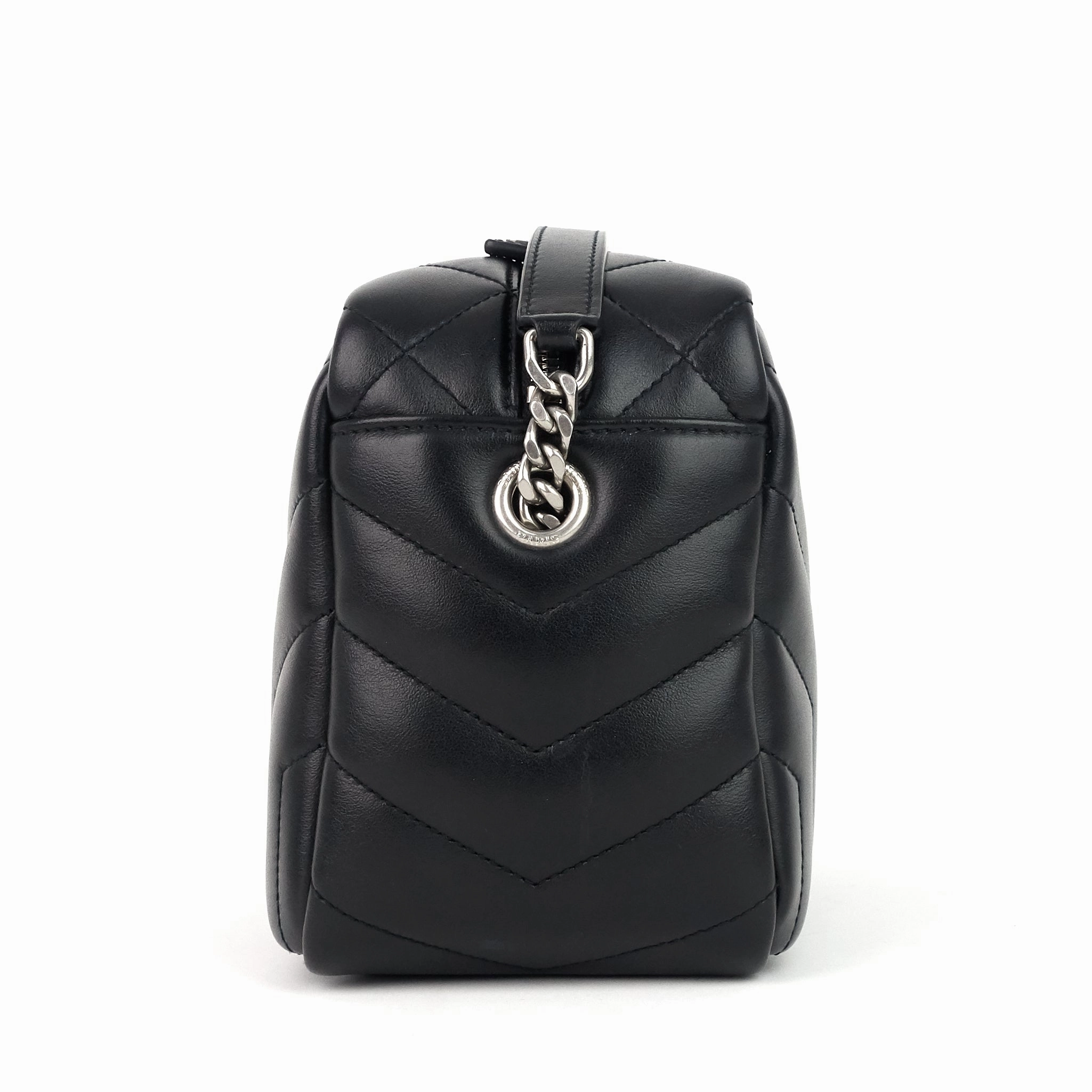 Loulou Bowling Small Matelasse Calf Leather Bag