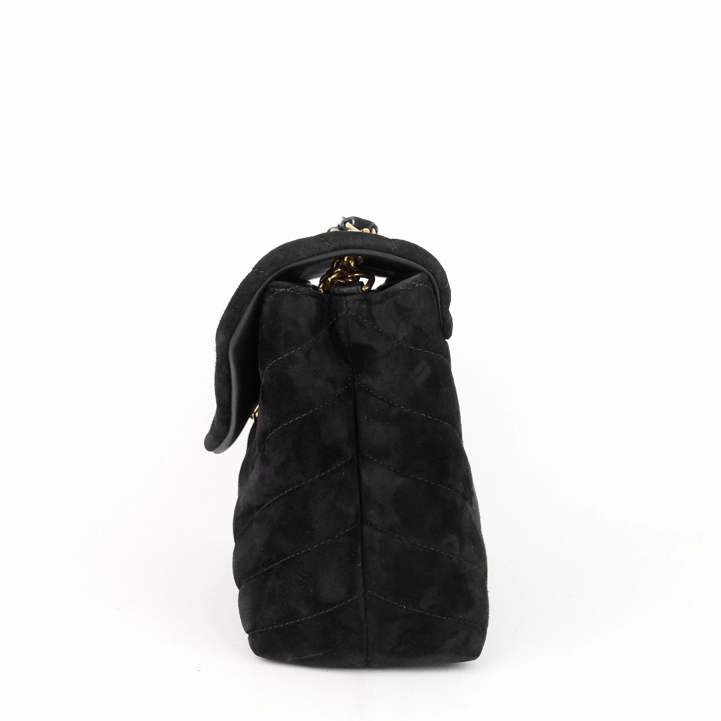 Loulou Medium Suede Shoulder Bag