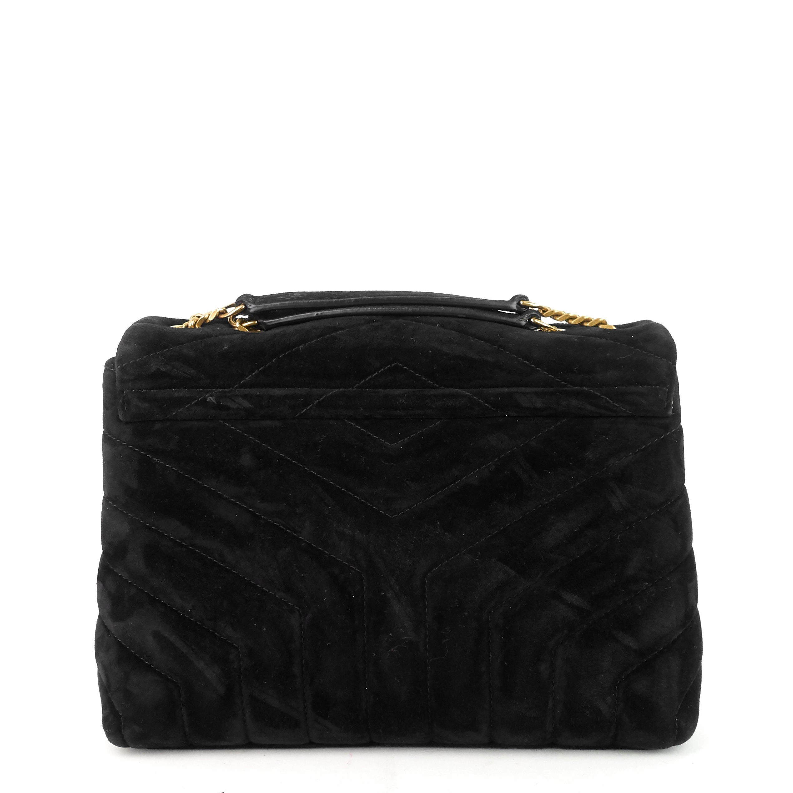 Loulou Medium Suede Shoulder Bag