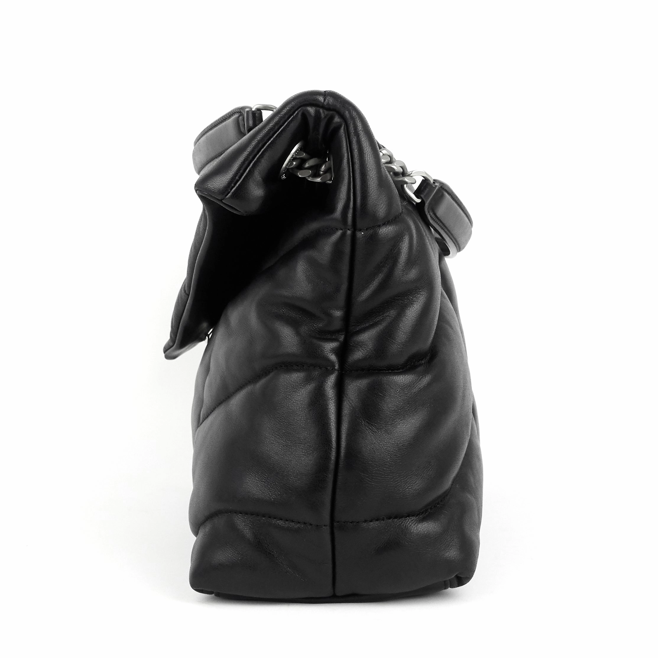 Loulou Puffer Medium Lambskin Leather Bag