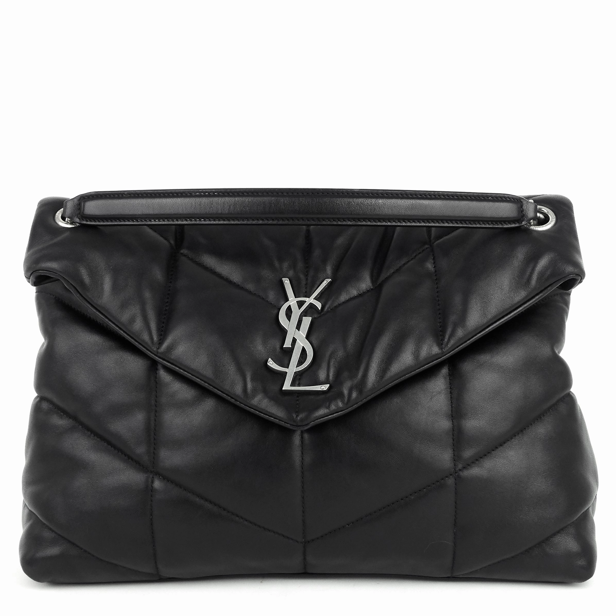 Loulou Puffer Medium Lambskin Leather Bag