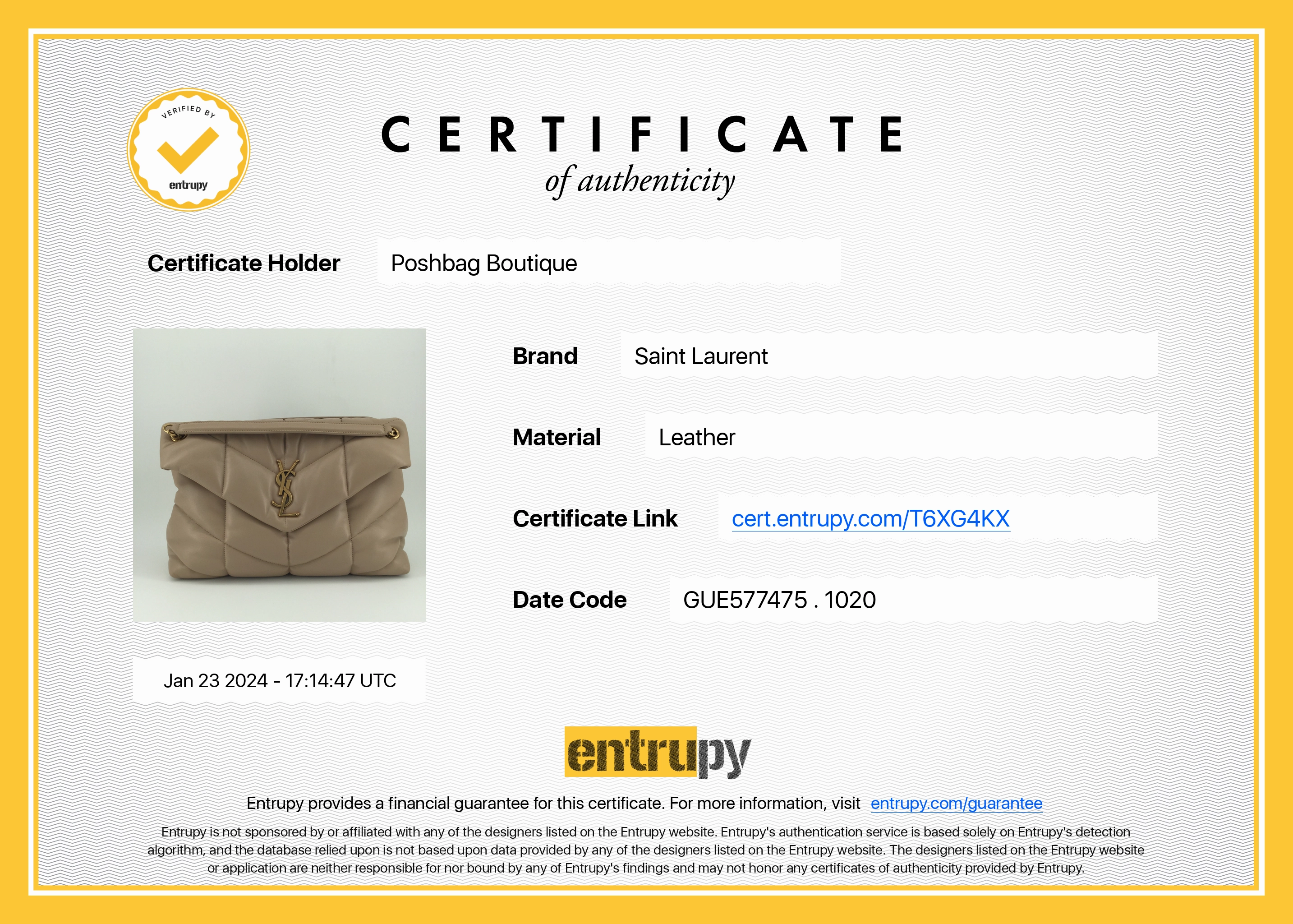 Loulou Puffer Medium Quilted Nappa Leather Bag