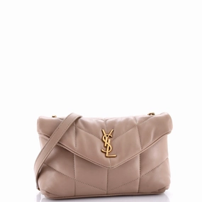 Loulou Puffer Shoulder Bag Quilted Leather Mini