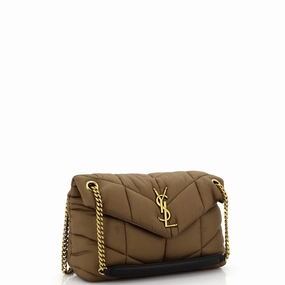 Loulou Puffer Shoulder Bag Quilted Nylon Small