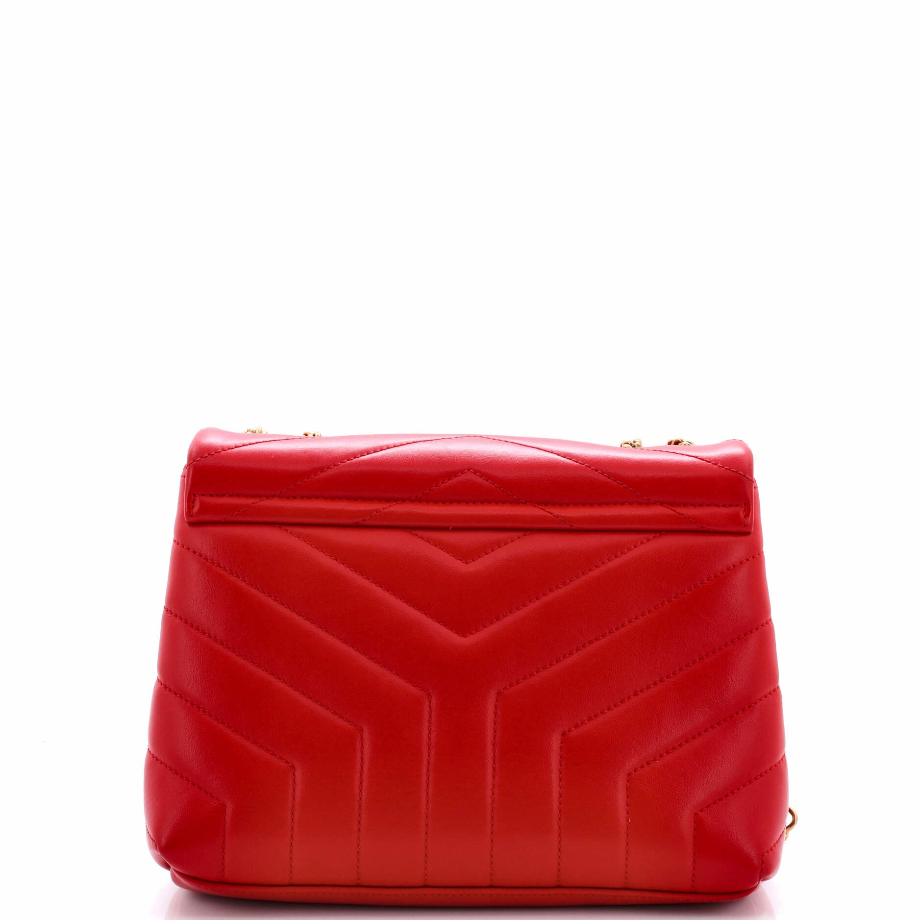 Loulou Shoulder Bag Matelasse Chevron Leather Small