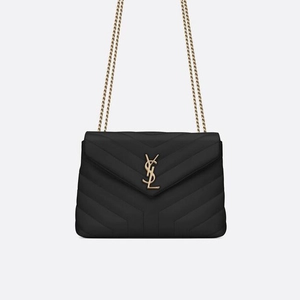 Loulou Small Chain Bag In Quilted "Y" Leather Leather Shoulder Bag for Women