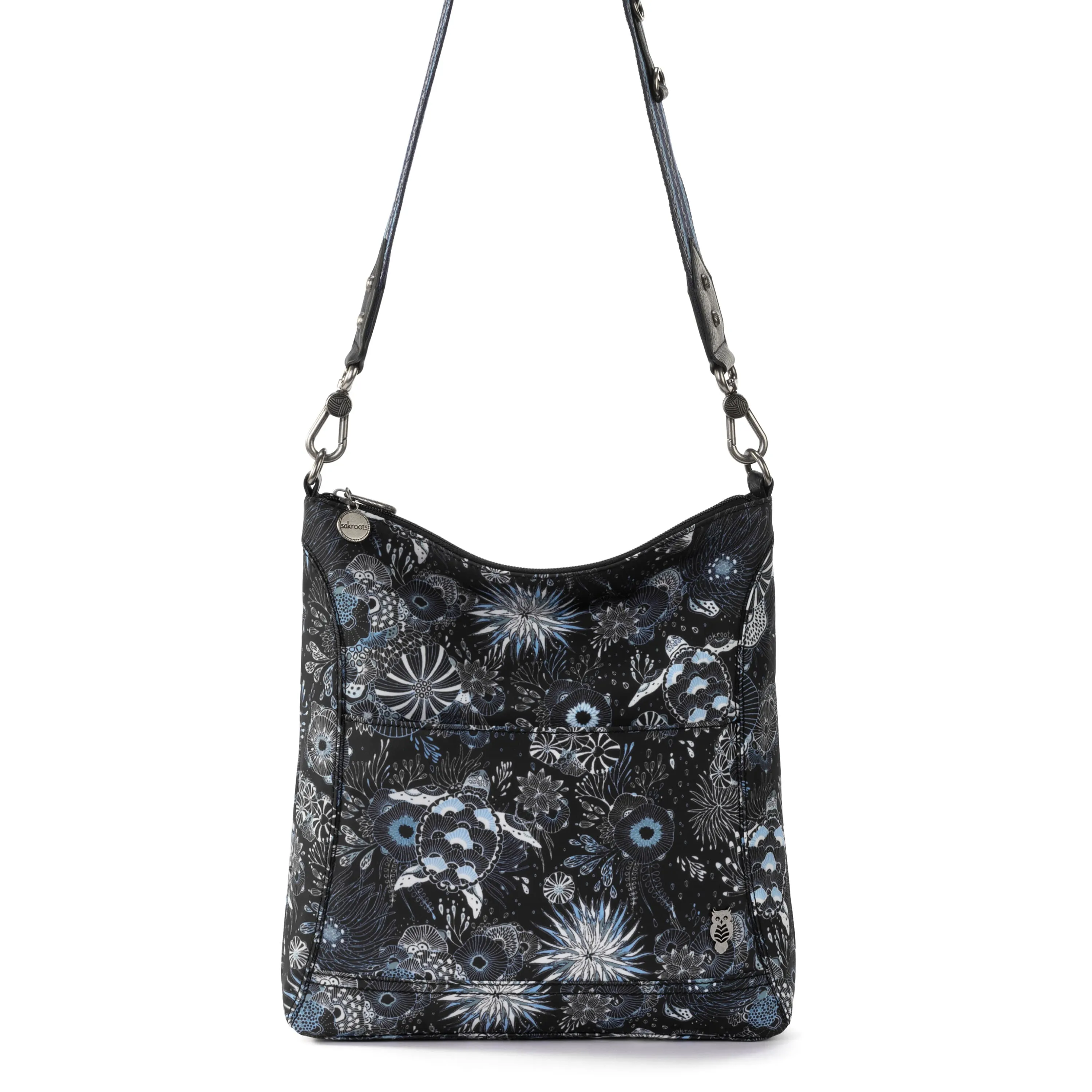 Lucia Crossbody - EcoTwill - Midnight Seascape
