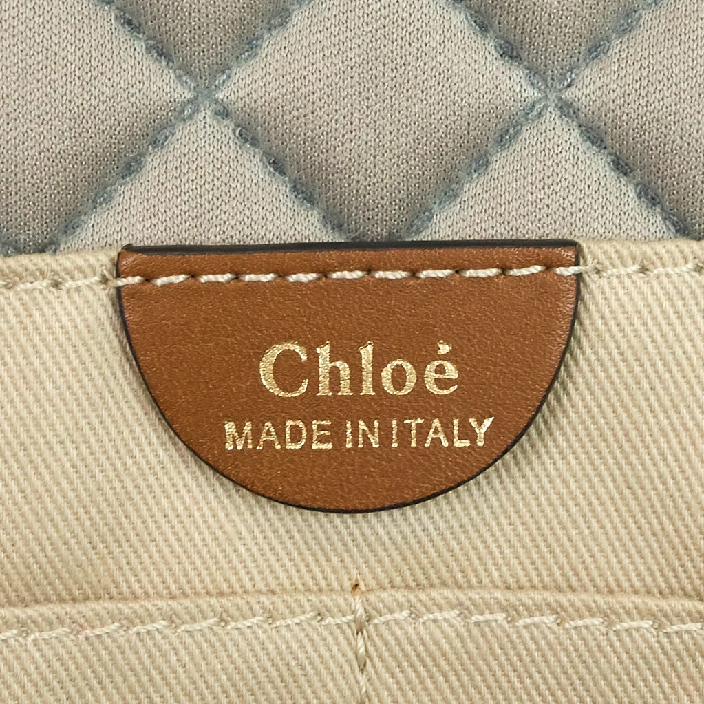 Lucy Python and Calfskin Leather Bag