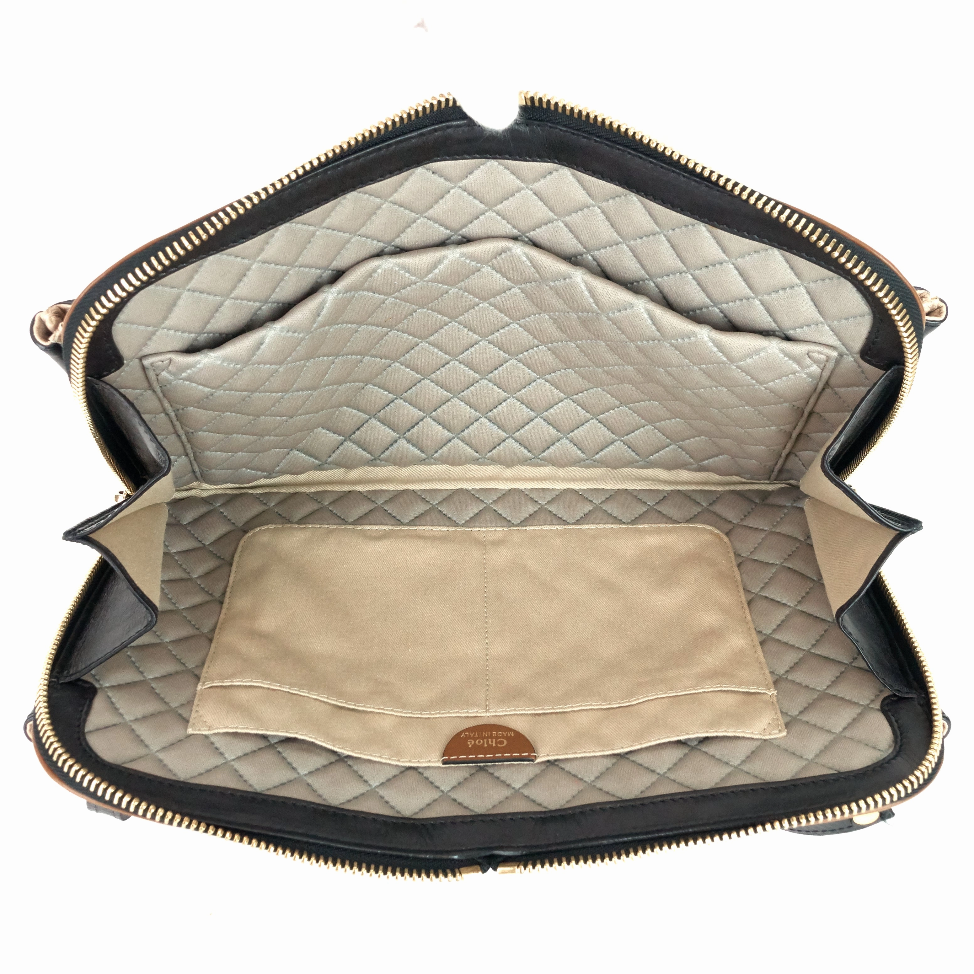 Lucy Python and Calfskin Leather Bag