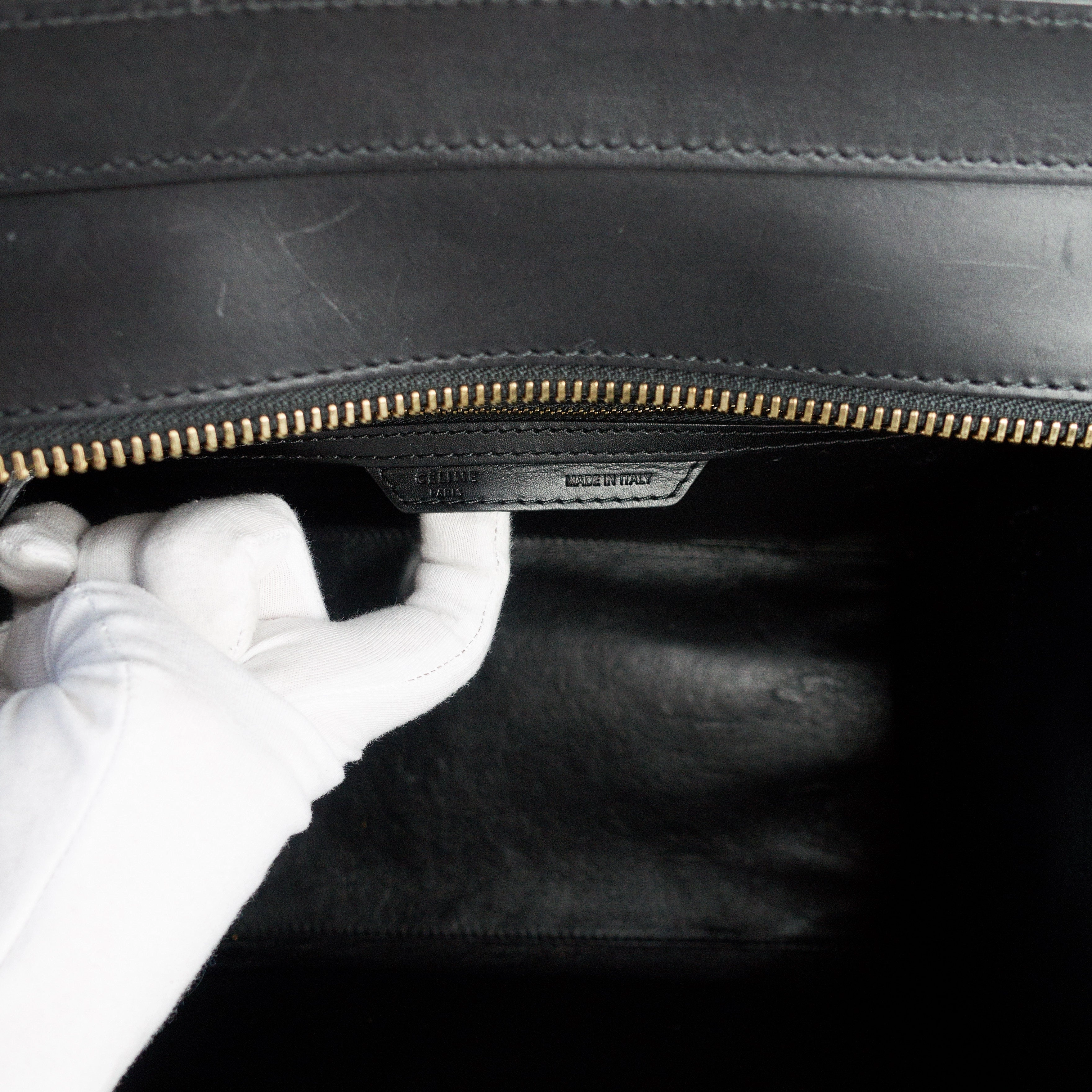 Luggage Leather and Pony Hair Mini Bag
