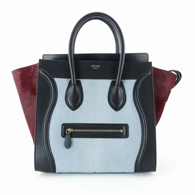 Luggage Leather and Pony Hair Mini Bag