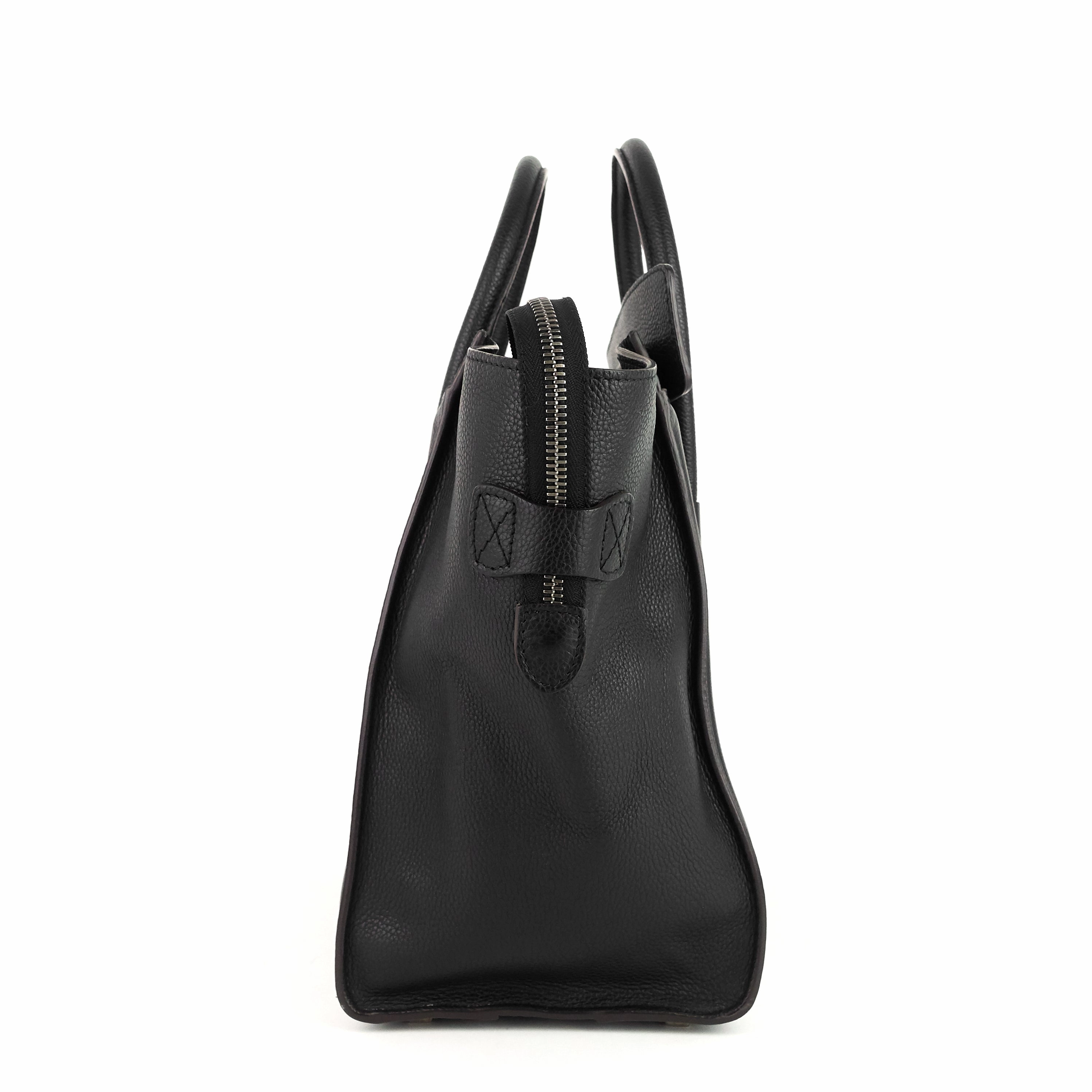 Luggage Mini Drummed Calfskin Bag