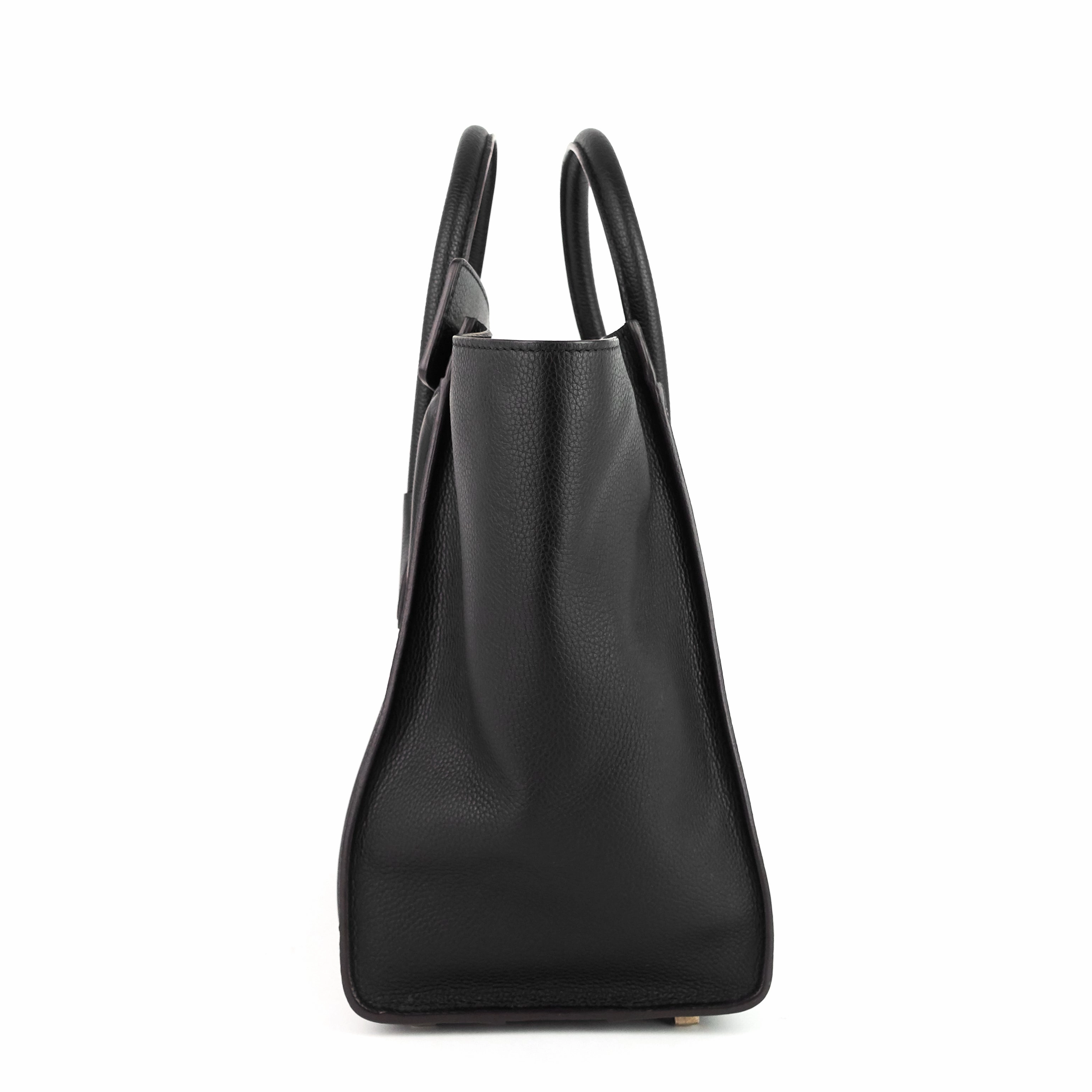 Luggage Mini Drummed Calfskin Bag