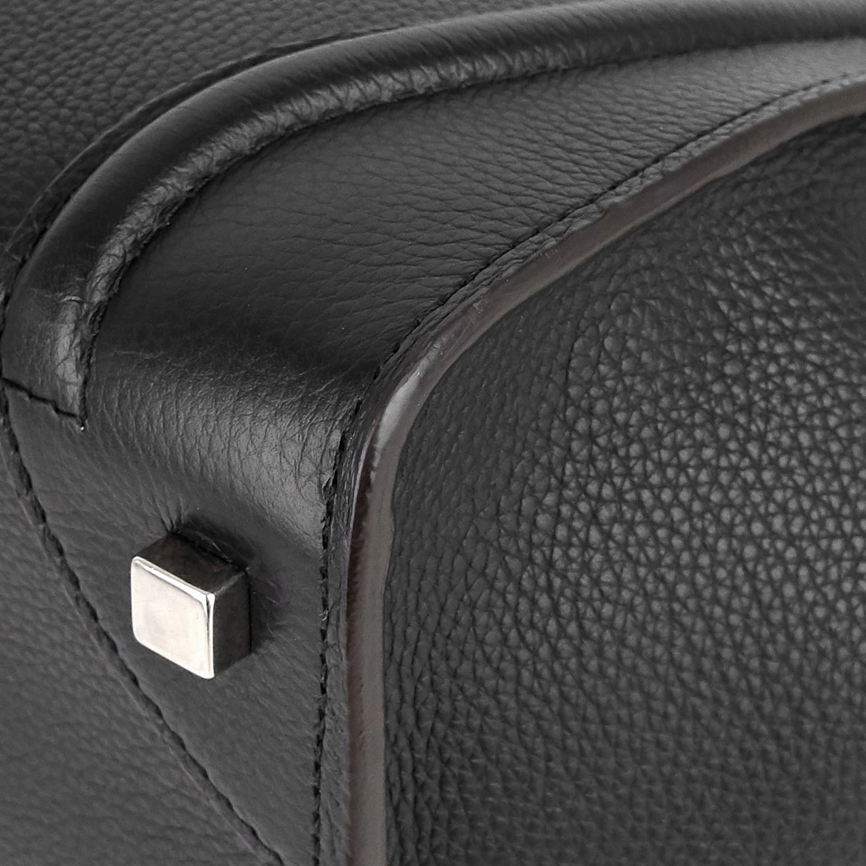 Luggage Mini Drummed Calfskin Bag