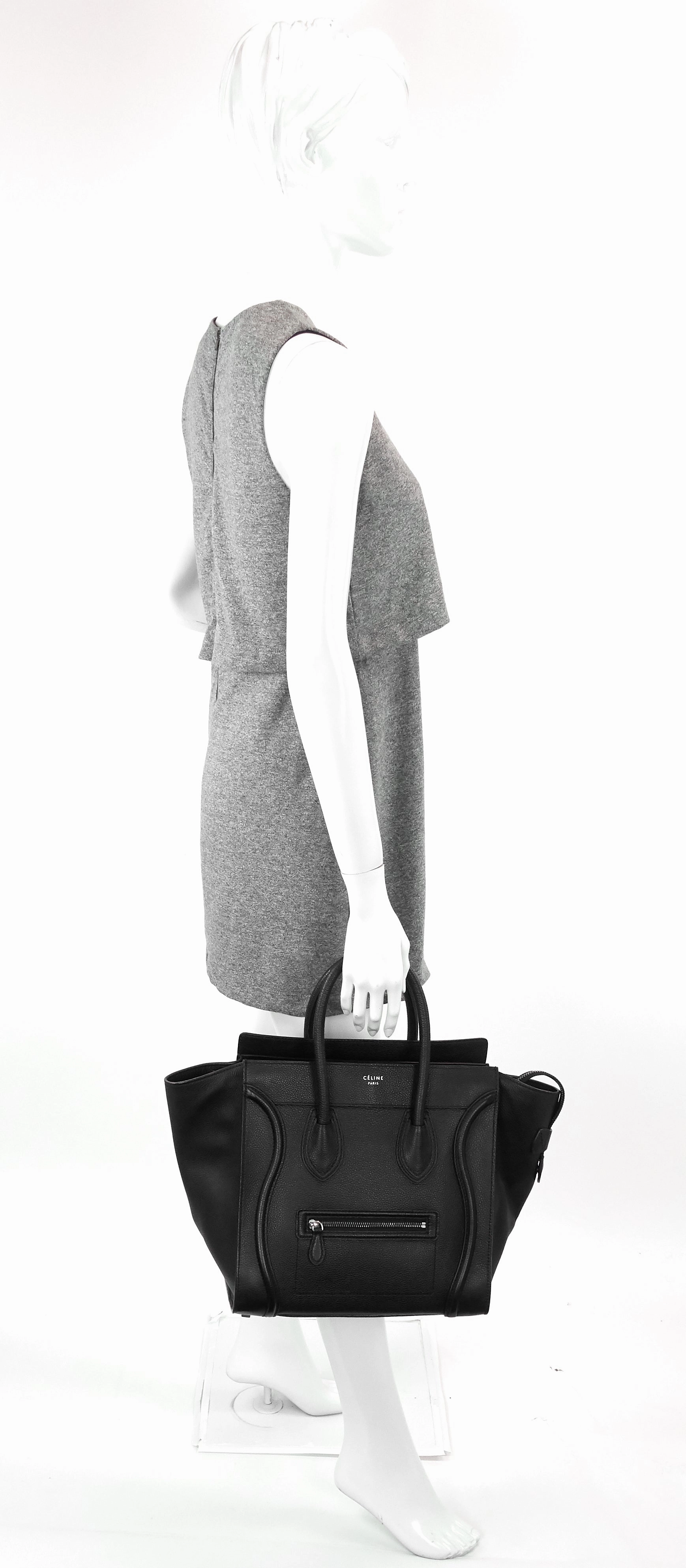 Luggage Mini Drummed Calfskin Bag