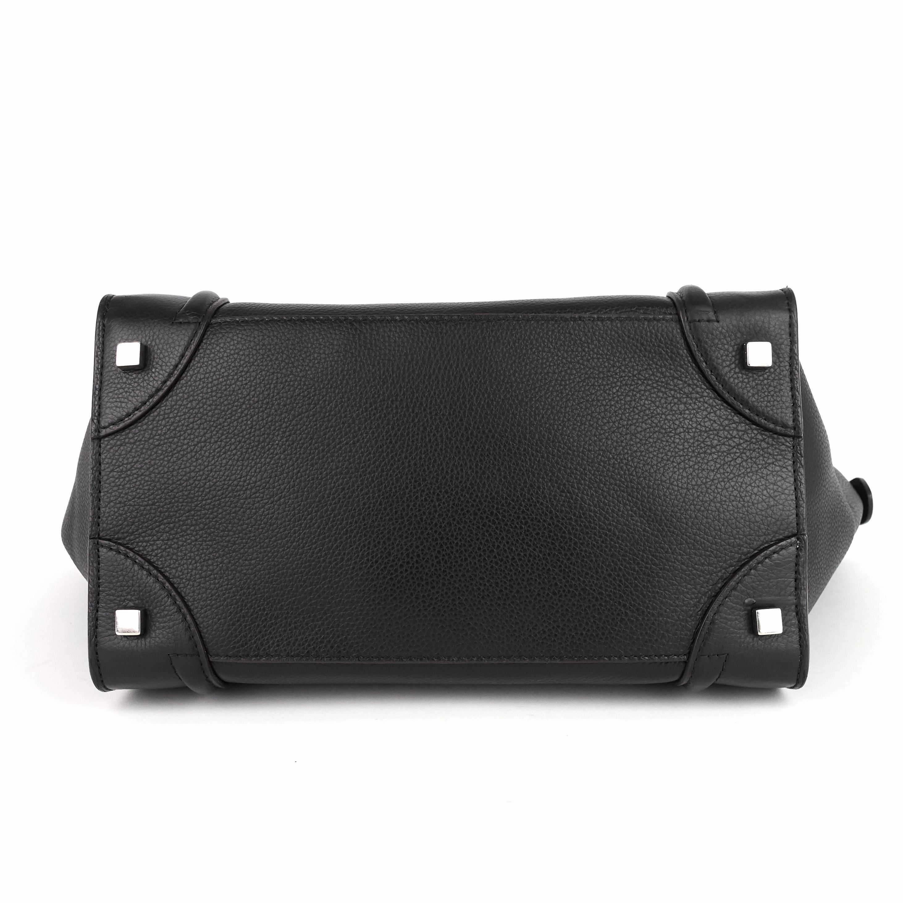 Luggage Mini Drummed Calfskin Bag