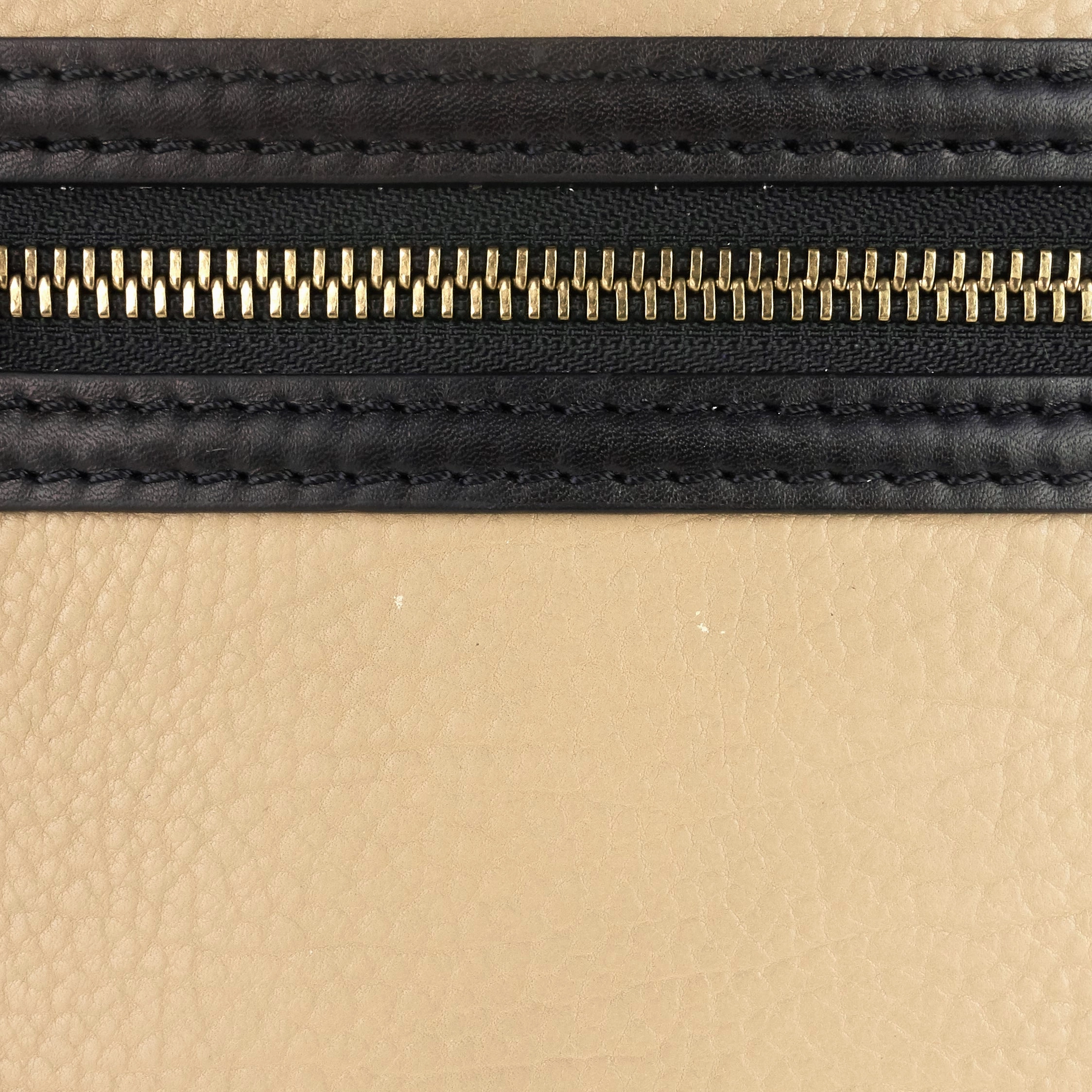 Luggage Mini Tricolour Leather and Suede Bag