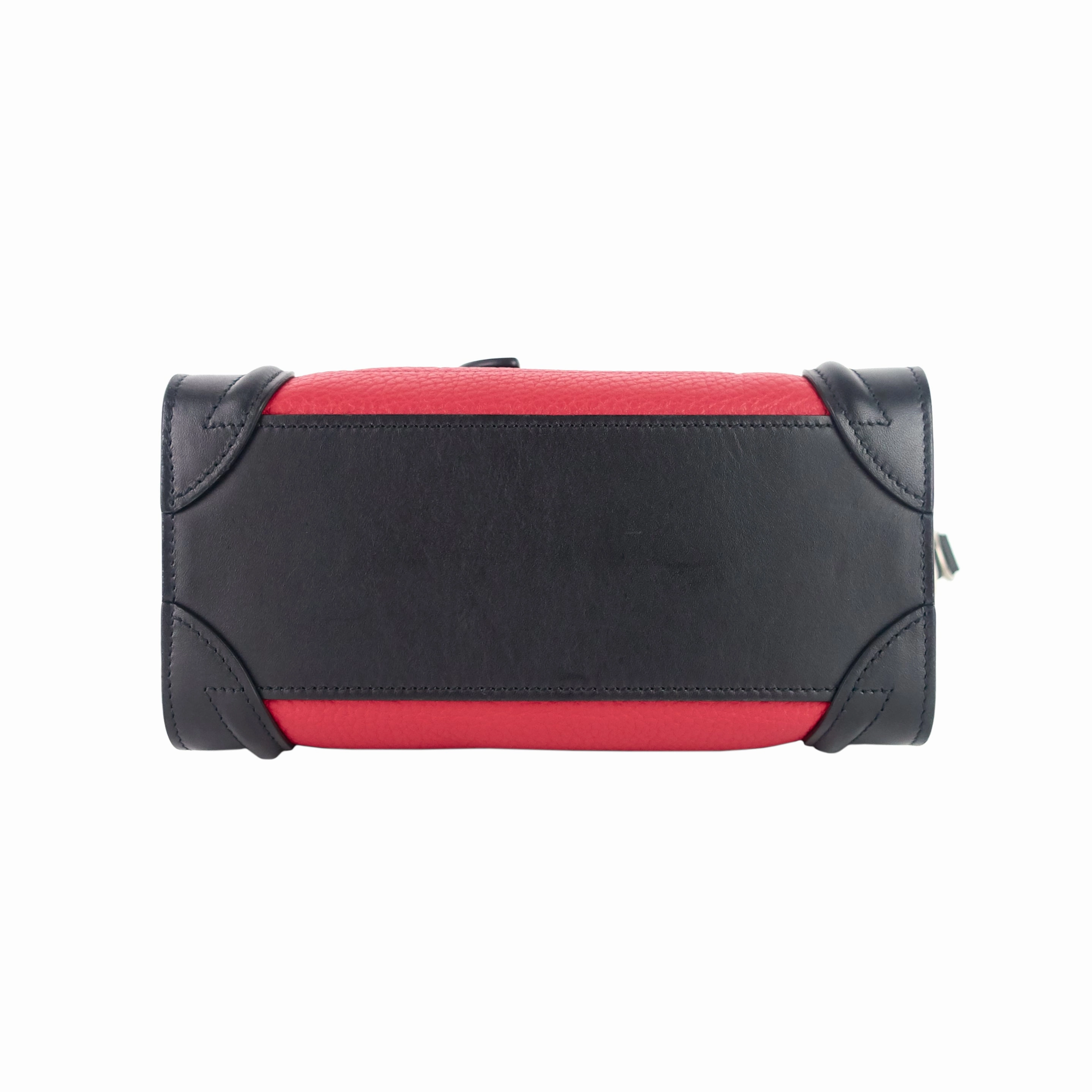 Luggage Nano Leather and Suede Bag