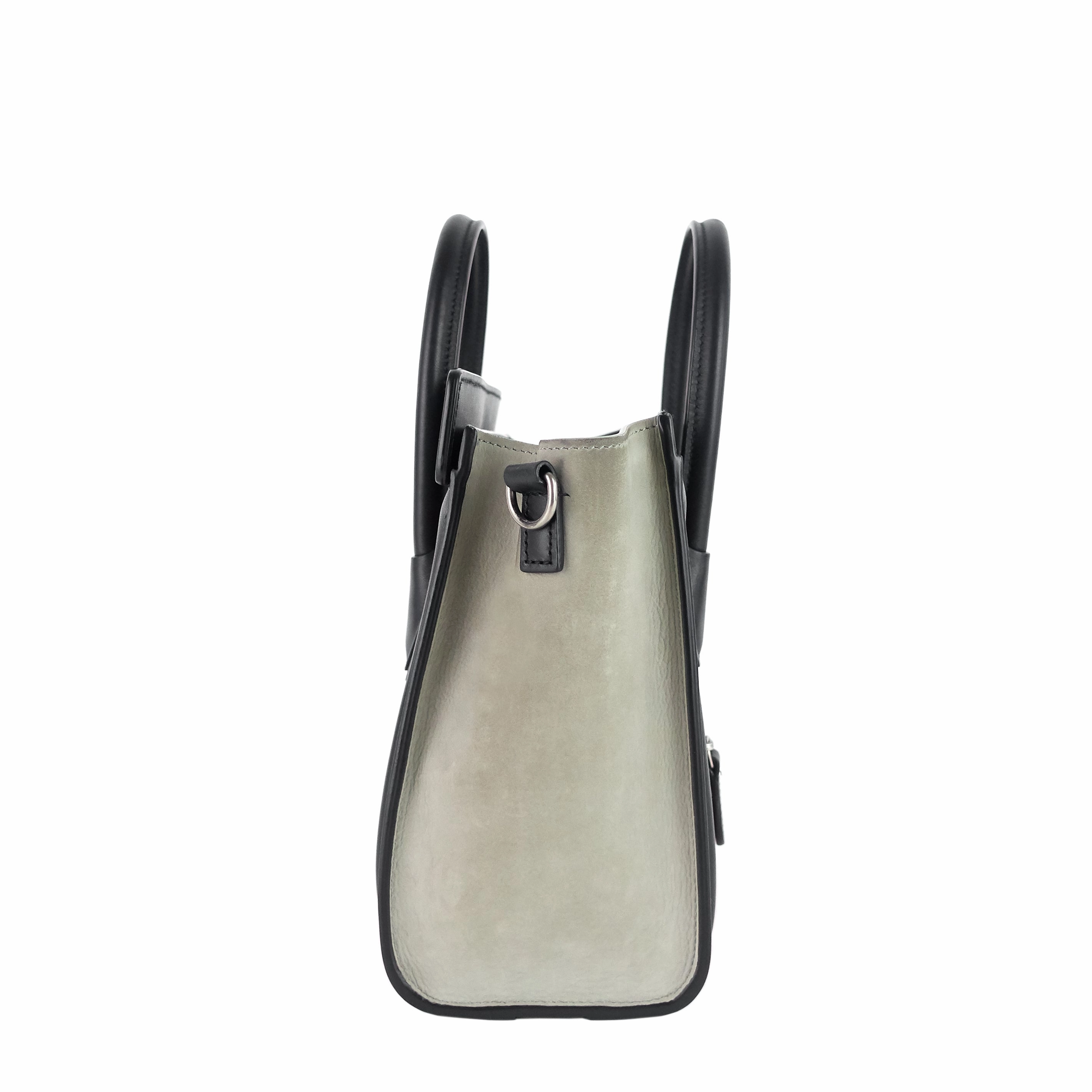 Luggage Nano Leather and Suede Bag