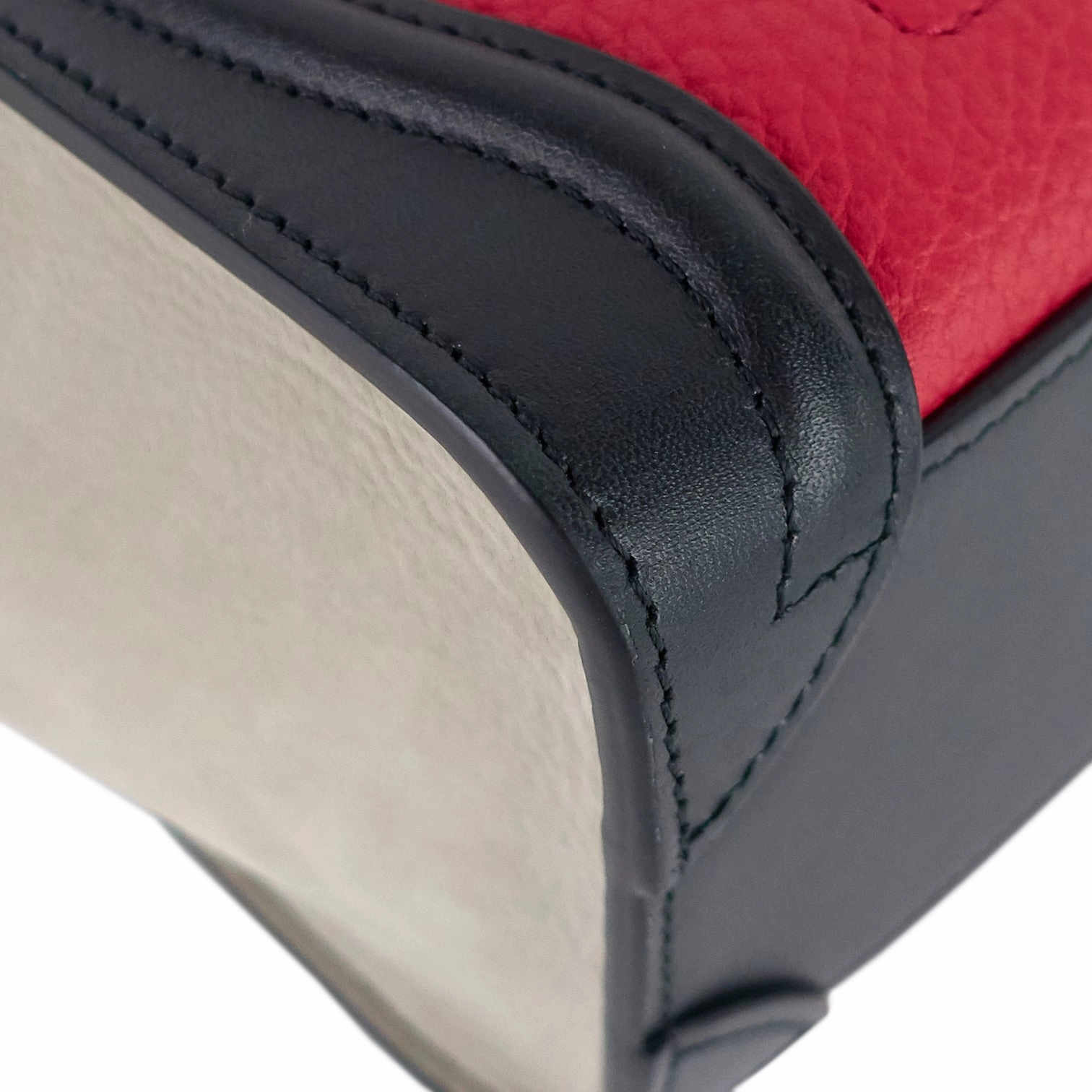 Luggage Nano Leather and Suede Bag