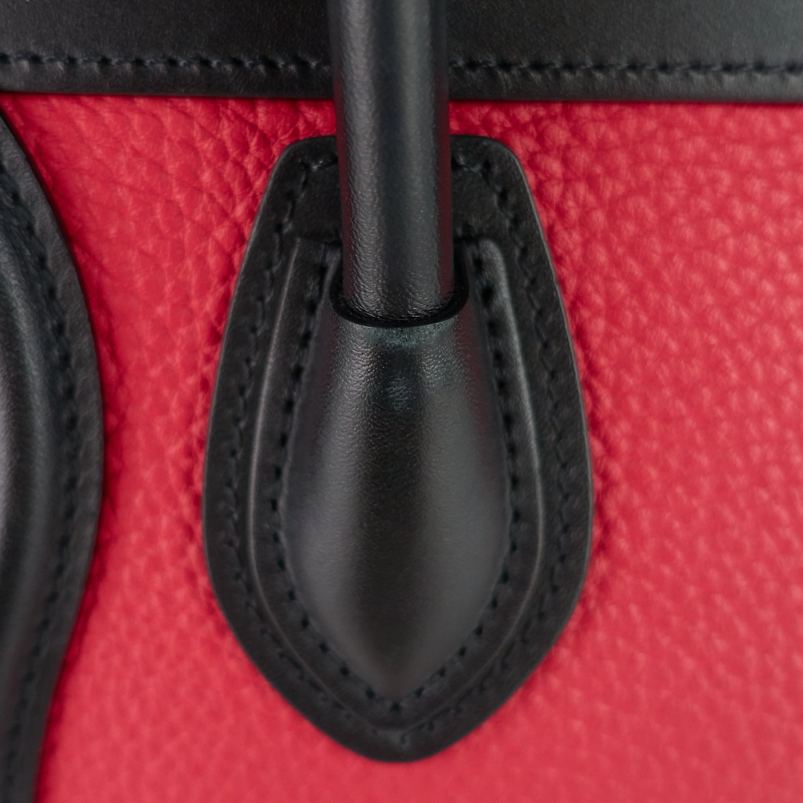 Luggage Nano Leather and Suede Bag