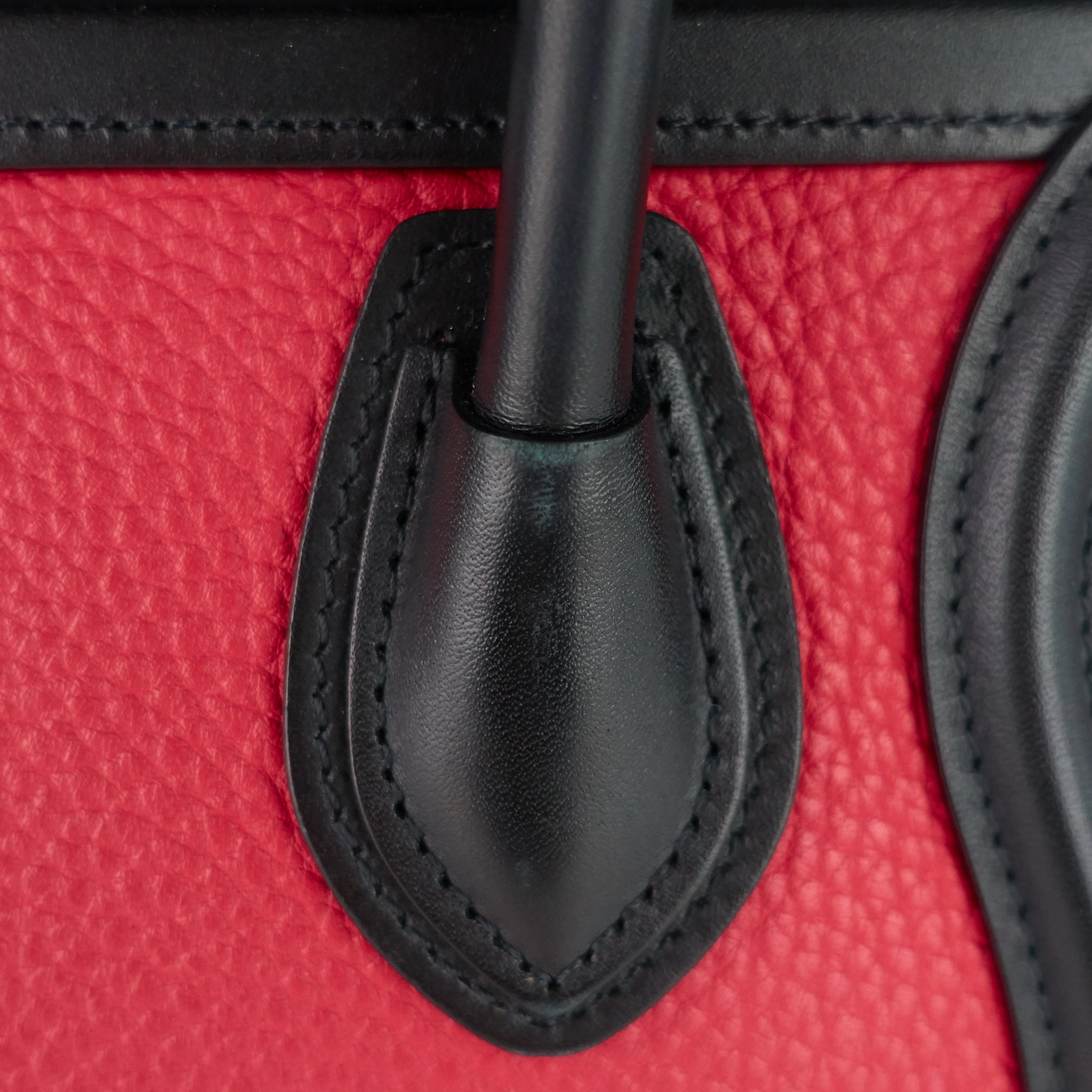 Luggage Nano Leather and Suede Bag