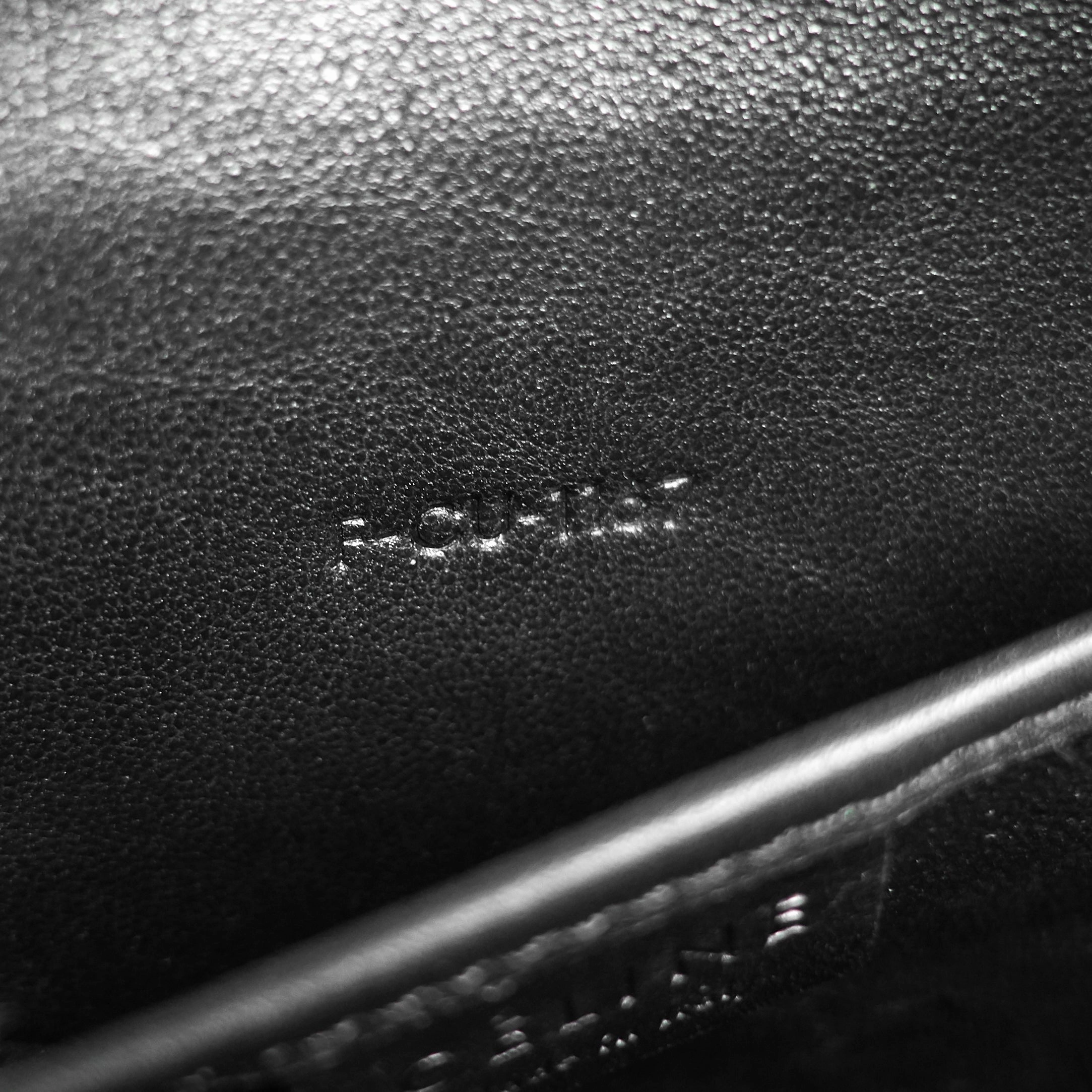 Luggage Nano Leather and Suede Bag