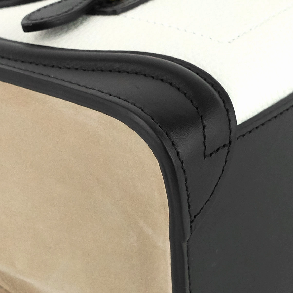 Luggage Nano Tricolor Calfskin and Suede Bag