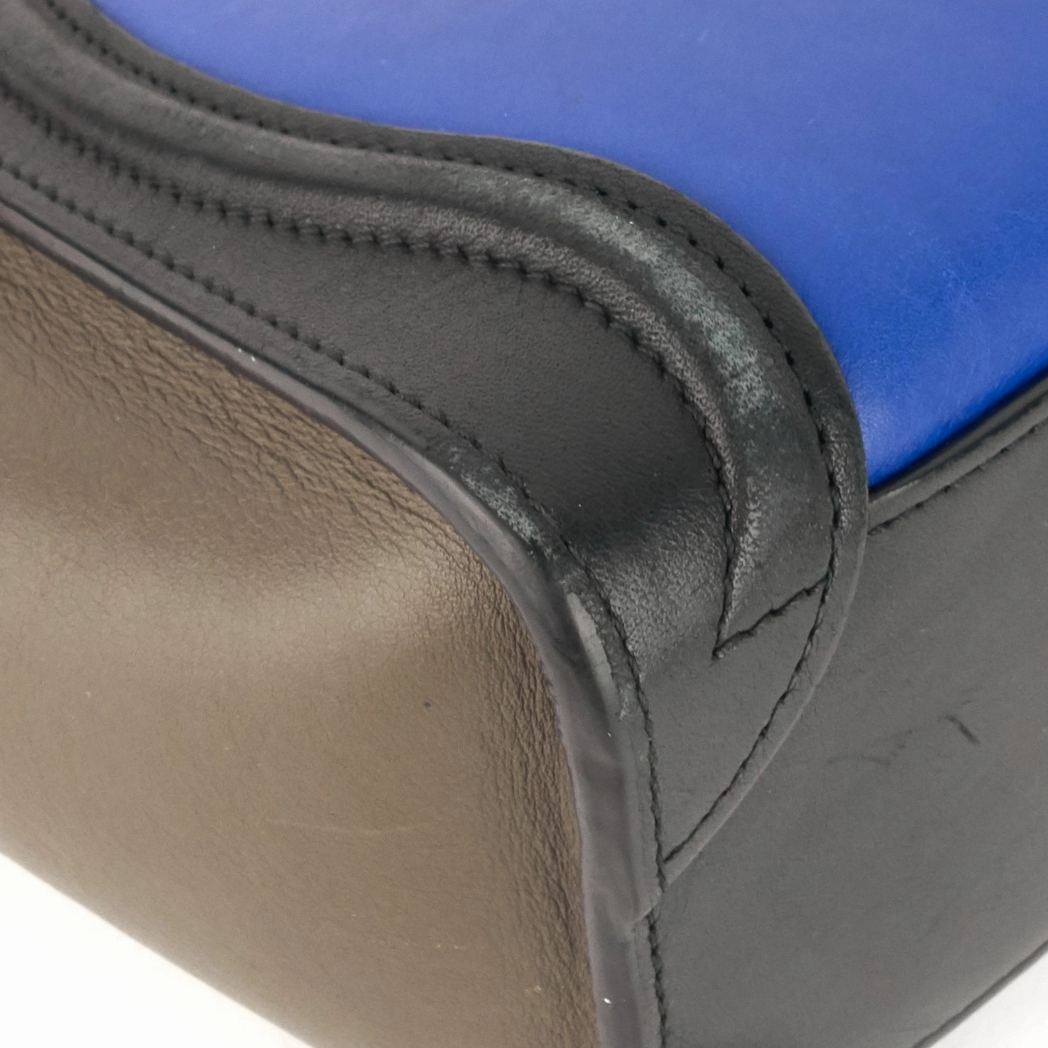 Luggage Nano Tricolour Calfskin Tote Bag
