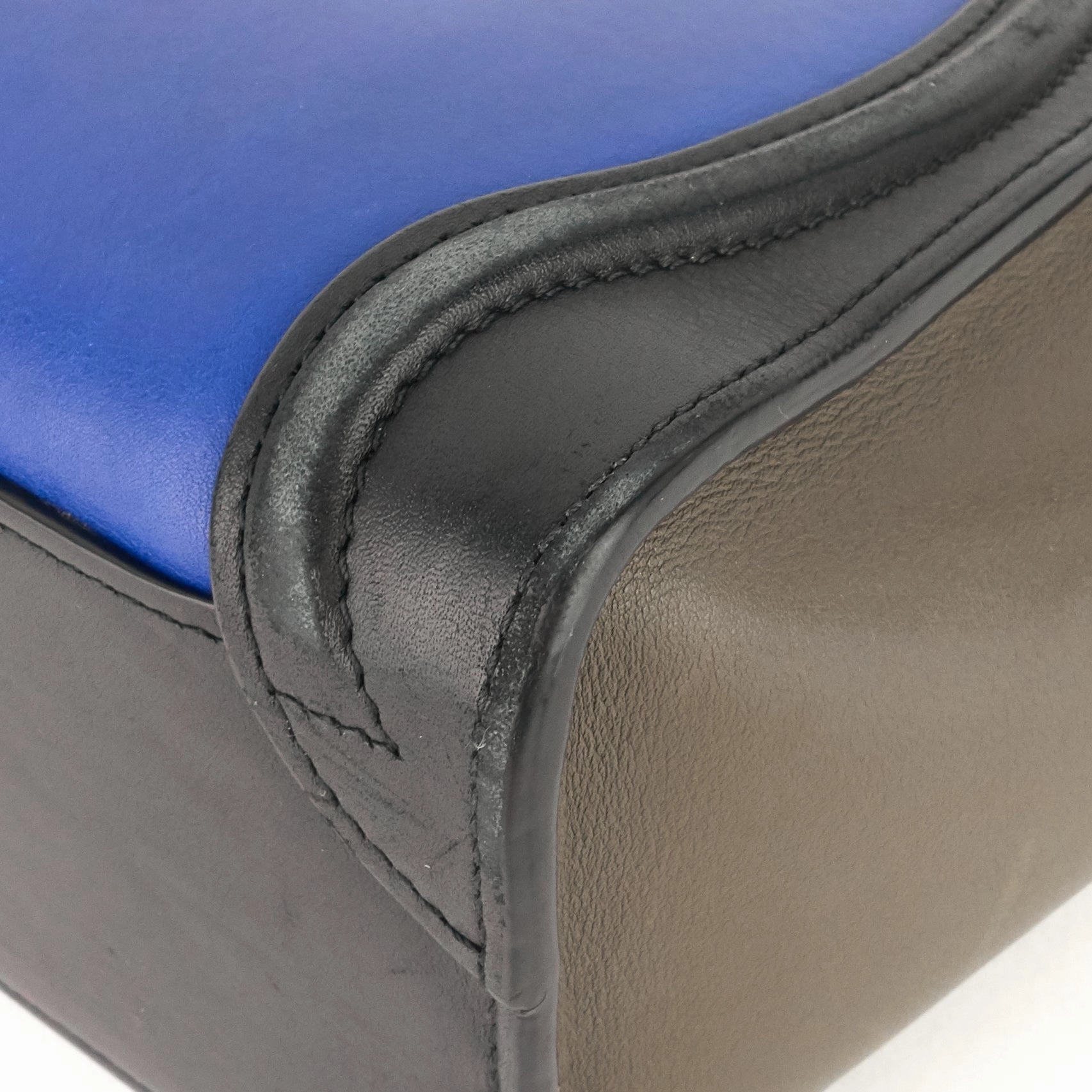 Luggage Nano Tricolour Calfskin Tote Bag