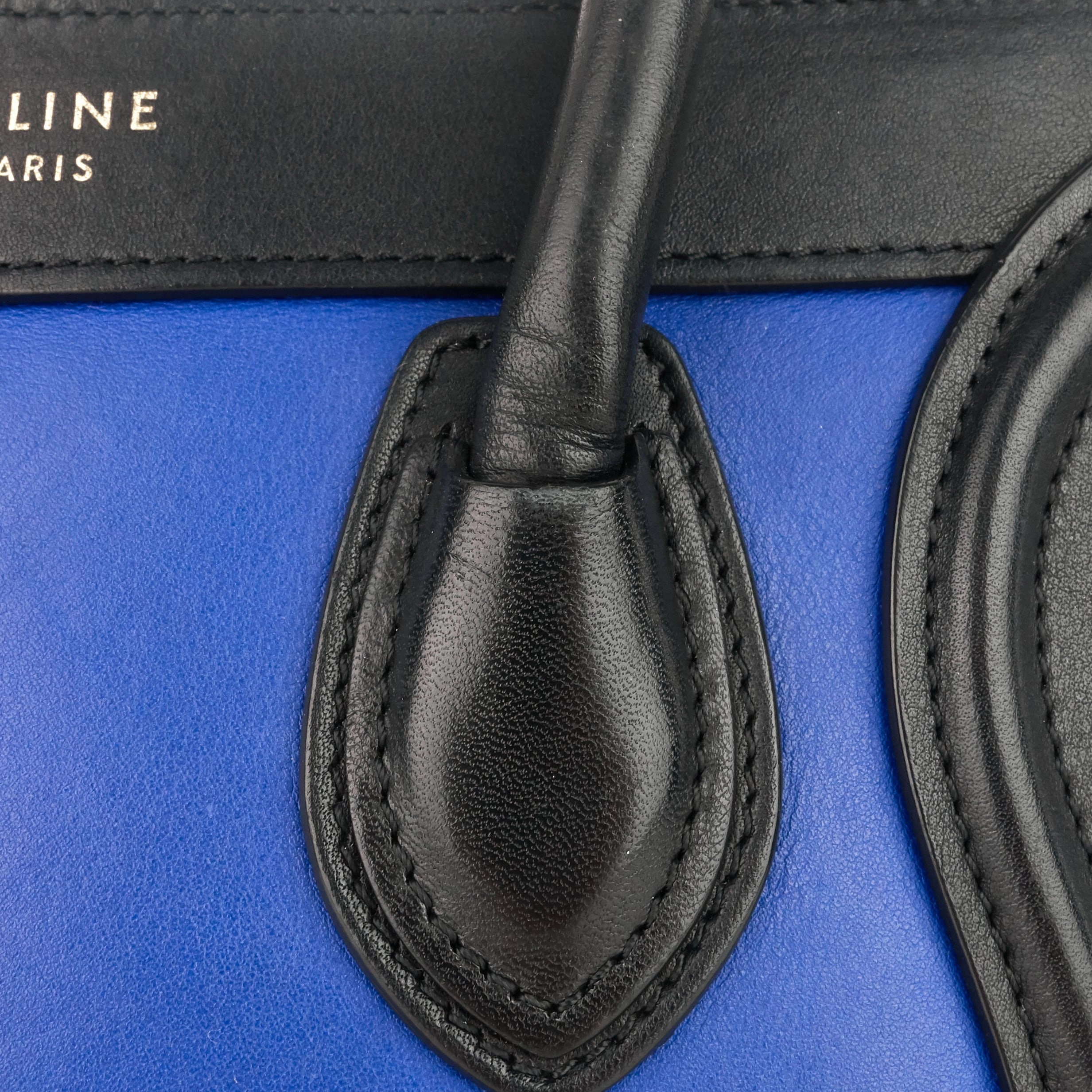 Luggage Nano Tricolour Calfskin Tote Bag
