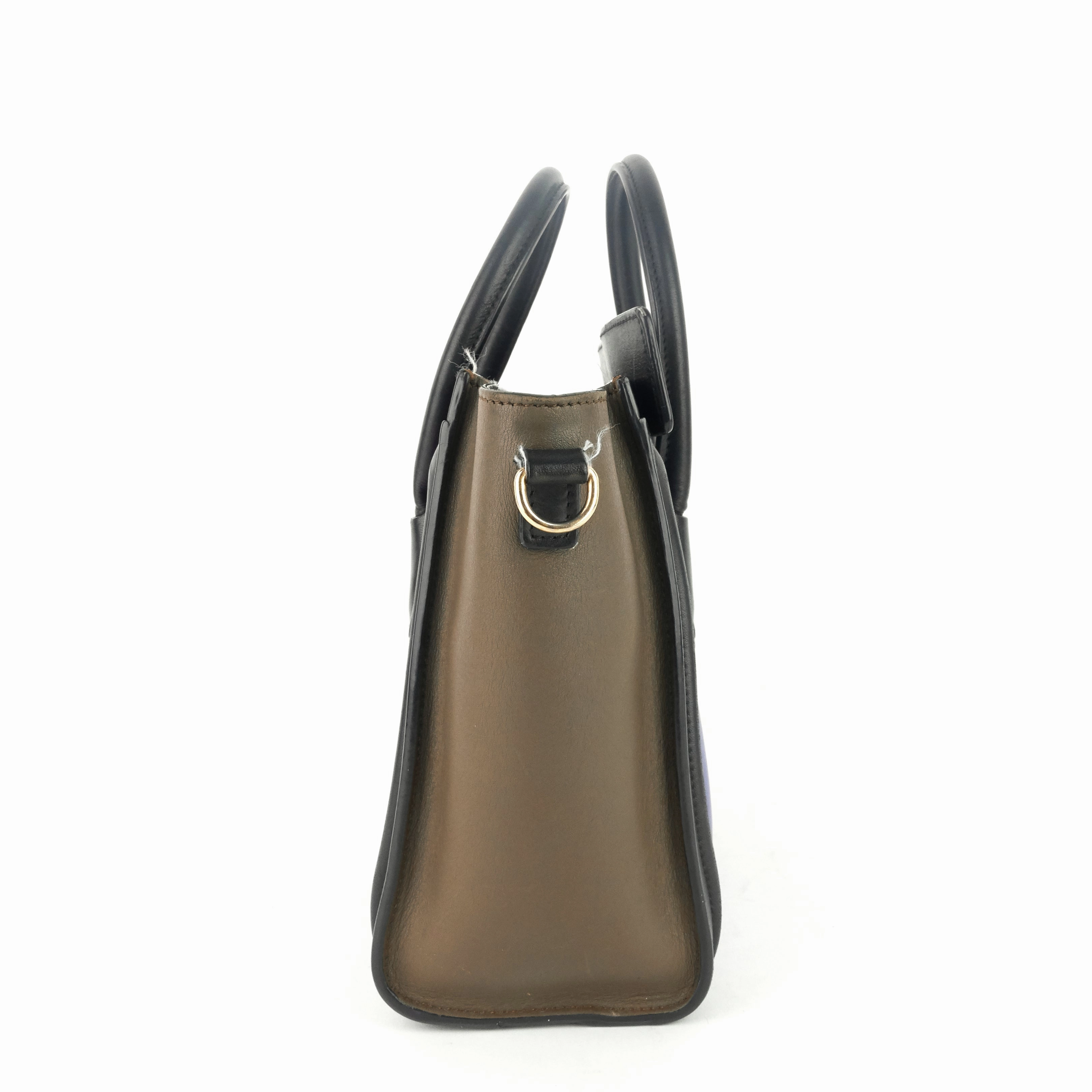 Luggage Nano Tricolour Calfskin Tote Bag
