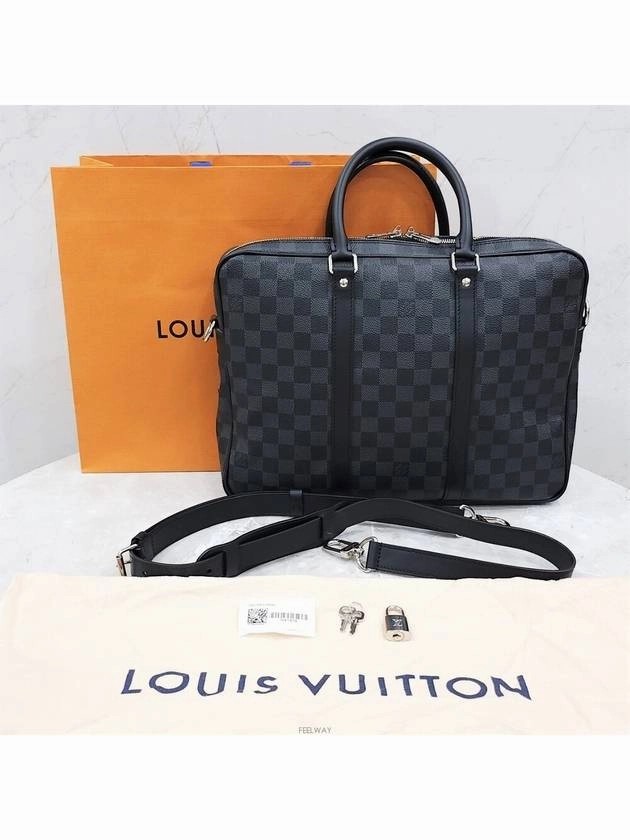 Lux You Damier Document Voyage Tote Shoulder Bag PM M41478