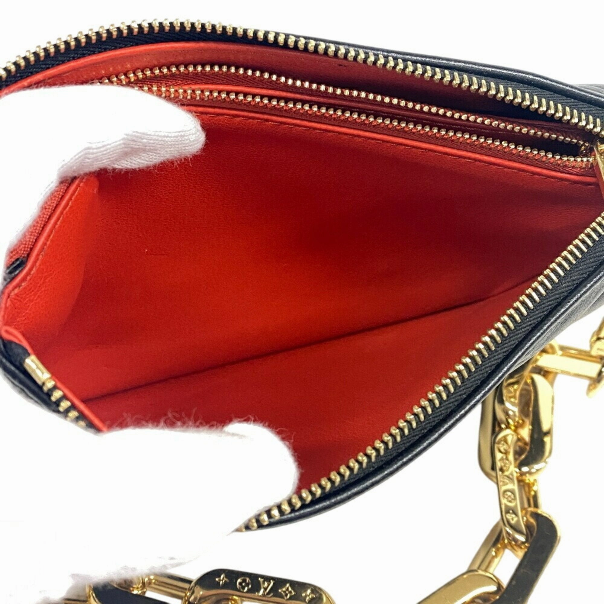 Luxury Leather Crossbody Bag with Perfume Scent and Slight Scratching