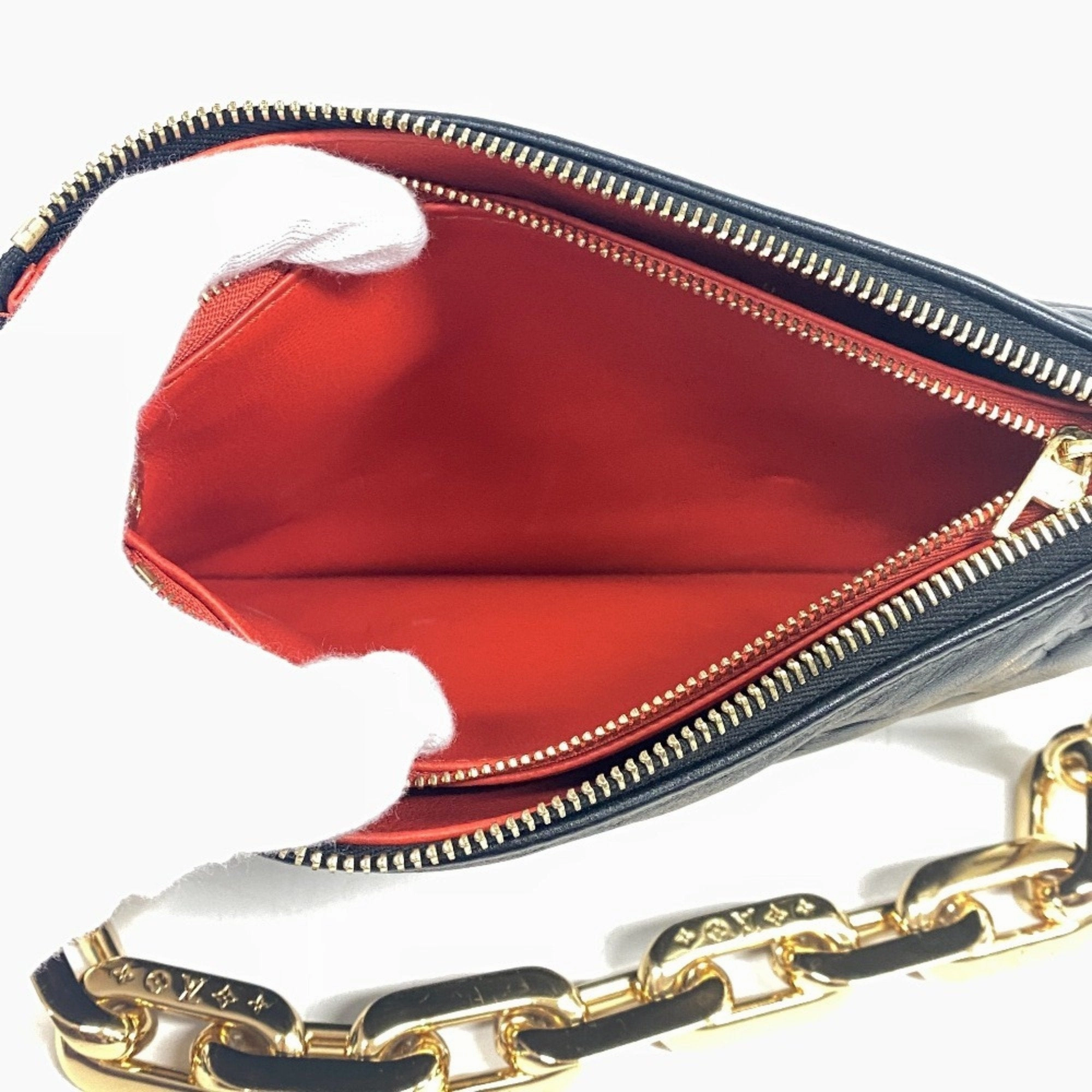 Luxury Leather Crossbody Bag with Perfume Scent and Slight Scratching