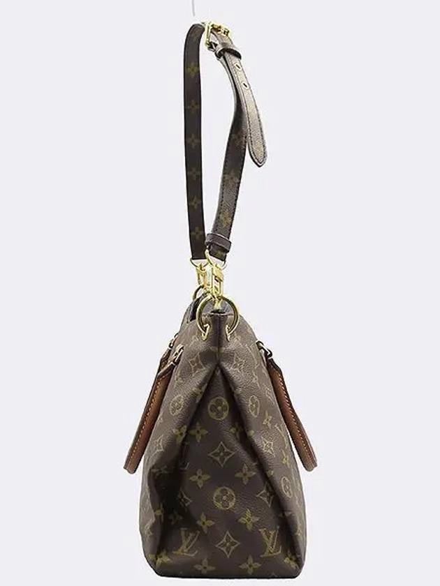 M41064 Monogram Canvas NOIR Palace Tote Bag Shoulder Strap