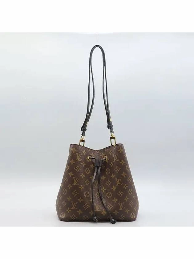 M44020 Monogram Canvas NOIR Black Color NEONOE Bucket Shoulder Bag