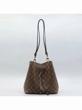 M44020 Monogram Canvas NOIR Black Color NEONOE Bucket Shoulder Bag