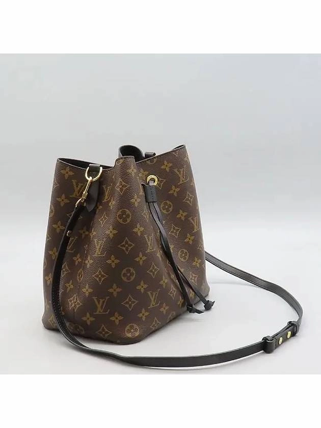 M44020 Monogram Canvas NOIR Black Color NEONOE Bucket Shoulder Bag