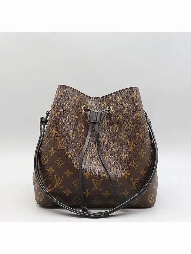 M44020 Monogram Canvas NOIR Black Color NEONOE Bucket Shoulder Bag