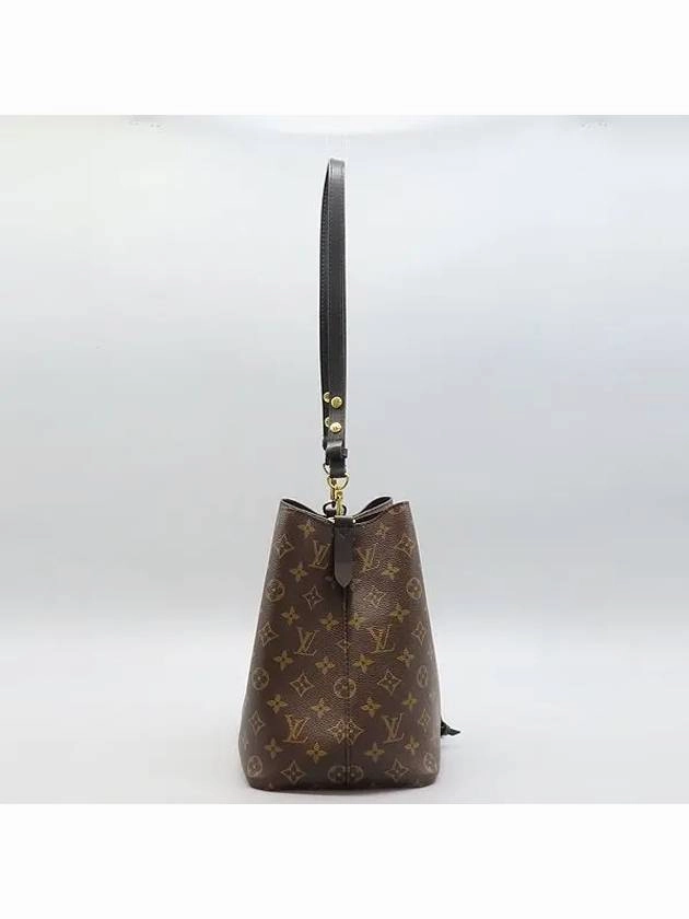 M44020 Monogram Canvas NOIR Black Color NEONOE Bucket Shoulder Bag