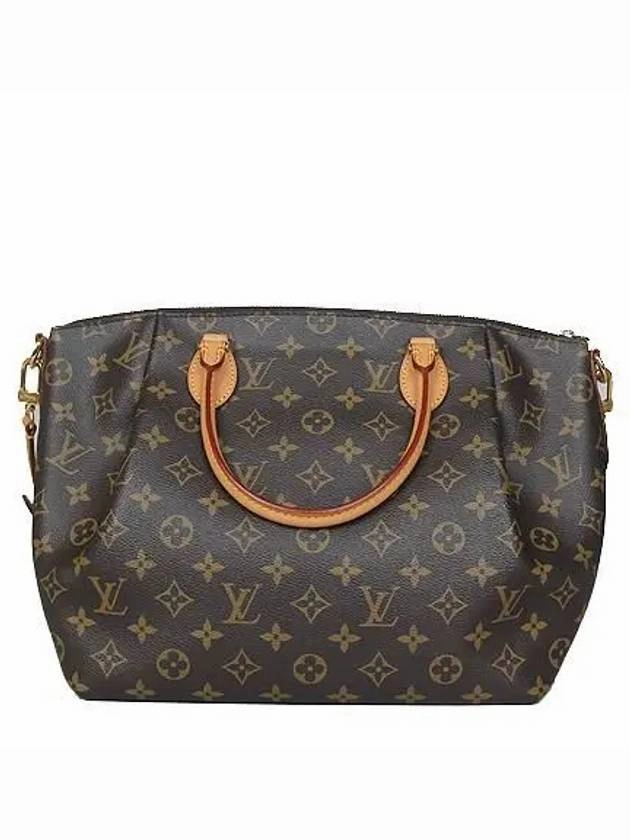 M48814 Monogram Canvas Turenne MM Tote Bag Shoulder Strap 2WAY