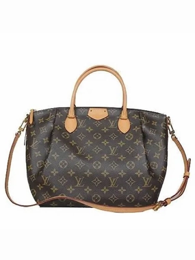 M48814 Monogram Canvas Turenne MM Tote Bag Shoulder Strap 2WAY